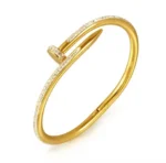 Diamond Nail Stone Bangle - Image 2