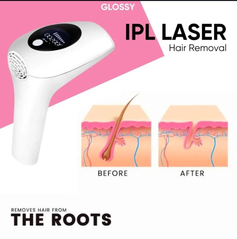 900,000 Flashes Laser IPL Hair Removal Device Glossy.pk