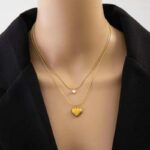 18k gold Luxury Clavicle Chain Simple Necklaces