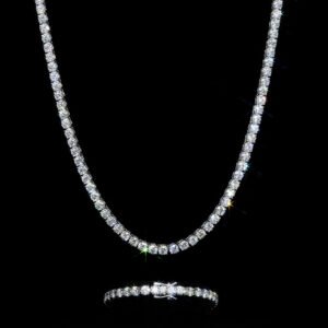 Single-Row Sparkle Chain — Gold, Silver or Black product photo 3 | Glossy.pk Pakistan