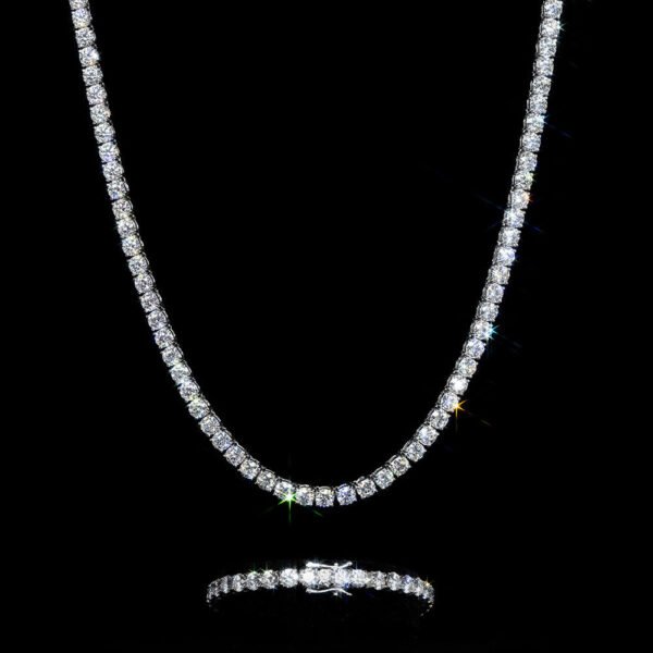 Single-Row Sparkle Chain — Gold, Silver or Black product photo 3 | Glossy.pk Pakistan