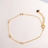 Heart-shaped double-layered new bracelet, stainless steel, fashion hand jewelry, versatile and trendy anti-tarnish jewellery from Glossy.pk, Lahore