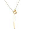Popular Titanium Steel Necklace Women’s Niche Light Luxury Temperament Sweater Versatile Clavicle Chain anti-tarnish jewellery from Glossy.pk, Lahore