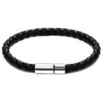 Cross-border hot-selling accessories, personalized simple PU woven leather bracelets, bracelets, Korean casual and versatile student accessories Glossy.pk