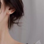 Love Stud Earrings Female Niche High-end Sense Ear Piercing Peach Heart Small Earrings Hypoallergenic - Image 3