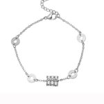 Senior small waist pendant necklace female tide net red ins cold wind neck jewelry titanium steel non-fading clavicle chain Glossy.pk