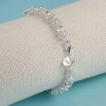 Zhongyi Amazon cross-border jewelry hot sale European and American fashion 18K gold men's bracelets foreign trade silver bracelet wholesale Glossy.pk