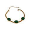 Blade chain retro emerald temperament versatile niche fashion clavicle chain luxury necklace light anti-tarnish jewellery from Glossy.pk, Lahore
