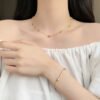 Heart-accented Necklace & Bracelet Set — jewellery from Glossy.pk, Pakistan