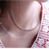 Water-wave Pendant Necklace — 18 / 24 inches product photo 3 | Glossy.pk Pakistan