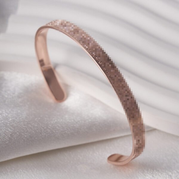 Rune Corrosion Bracelet Niche Personality Versatile Environmental Protection Alloy Bracelet C-type Open Ring Bracelet anti-tarnish jewellery from Glossy.pk, Lahore