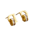 D letter necklace women's niche design sense is simple Internet celebrity temperament light luxury necklace pendant clavicle chain does not fade Glossy.pk