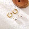 Retro Pearl Pendant Earrings — Details Unconfirmed product photo 3 | Glossy.pk Pakistan
