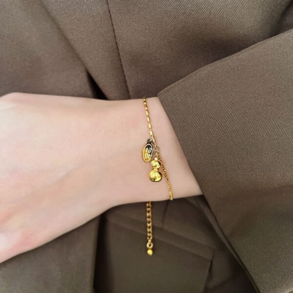Heart-shaped double-layered new bracelet, stainless steel, fashion hand jewelry, versatile and trendy anti-tarnish jewellery from Glossy.pk, Lahore