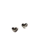 Love Stud Earrings Female Niche High-end Sense Ear Piercing Peach Heart Small Earrings Hypoallergenic - Image 5