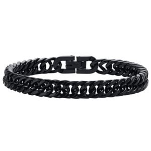 8mm Cuban-style bracelet — 21cm, three finishes product photo 4 | Glossy.pk Pakistan