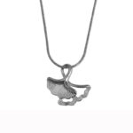 Necklace female Sansheng is fortunate to have ginkgo biloba necklace versatile commuter clavicle chain factory direct sales Glossy.pk