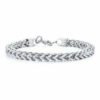 Hip Hop Titanium Steel Double-row Single-row Bracelet Positive and Negative Mesh 5x10mm Stainless Steel Bracelet anti-tarnish jewellery from Glossy.pk, Lahore
