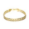 Fashion Men’s Side Bracelet 18k Creative Gold Bracelet Jewelry anti-tarnish jewellery from Glossy.pk, Lahore