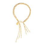 European and American sense of luxury, niche, light luxury, sparkling, three-layer tassel gentle bracelet, titanium steel plated with 18K gold, does not fade