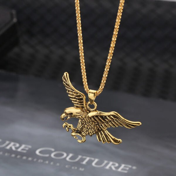 Retro Eagle Pendant Necklace product photo 4 | Glossy.pk Pakistan