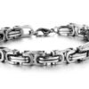 Stainless steel men’s bracelet factory direct sale is versatile, delicate and cool anti-tarnish jewellery from Glossy.pk, Lahore