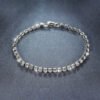 Row bracelet — silver & gold tones, 16/22 in — jewellery from Glossy.pk, Pakistan