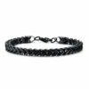 Hip Hop Titanium Steel Double-row Single-row Bracelet Positive and Negative Mesh 5x10mm Stainless Steel Bracelet anti-tarnish jewellery from Glossy.pk, Lahore