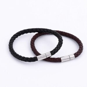 Woven Bracelet — Black & Brown product photo 3 | Glossy.pk Pakistan