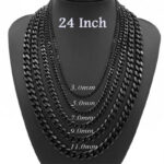 Zhongyi wish's hot selling European and American jewelry stainless steel necklace fashion men's necklace manufacturers are in stock Glossy.pk