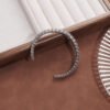 Retro Simple Wind Dragon Scale Pattern Scale Opening Adjustable Bracelet anti-tarnish jewellery from Glossy.pk, Lahore