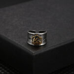 Cross-border wish rings, personality, retro all-seeing eyes, open rings, simple men's adjustable jewelry, wholesale