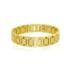Stainless Steel Black Bracelet — 18K Gold Detail — jewellery from Glossy.pk, Pakistan