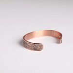 European and American Amazon New Viking Magnetic Ancient Red Copper Bracelet Cross-border TEMU Popular Open Magnet Bracelet