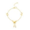Titanium steel butterfly tassel anklet, gold women’s  jewelry, niche design, trendy foot anti-tarnish jewellery from Glossy.pk, Lahore