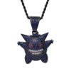 Elf cartoon funny necklace micro inlaid purple zircon pendant factory anti-tarnish jewellery from Glossy.pk, Lahore