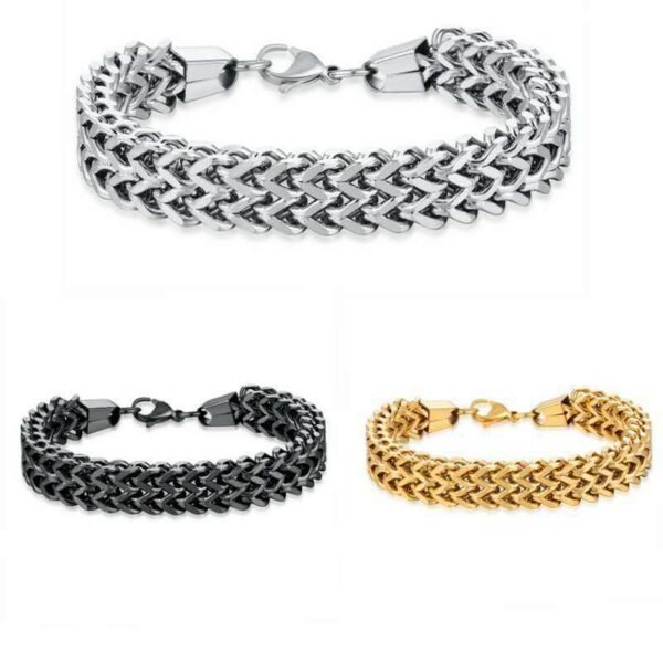 Double-row Mesh Bracelet — 5mm & 10mm product photo 4 | Glossy.pk Pakistan