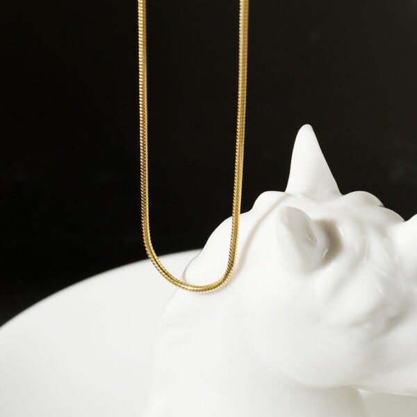 Versatile Snake Chain Necklace — Multiple Lengths product photo 4 | Glossy.pk Pakistan