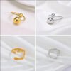 Irregular Open Ring in Steel Colour — jewellery from Glossy.pk, Pakistan