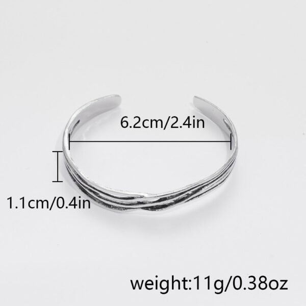 Wave Braided Bracelet — Irregular Hollow Style product photo 4 | Glossy.pk Pakistan