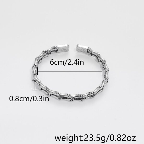 Woven Double-Layer Bracelet — Vintage-Inspired Men's Style product photo 3 | Glossy.pk Pakistan