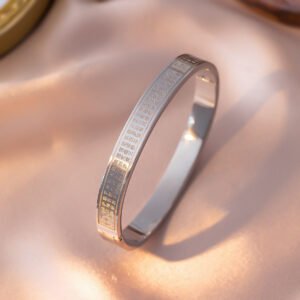 8mm Bracelet in Gold & Steel Colours with Symbol Buckle product photo 3 | Glossy.pk Pakistan