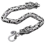 Sino-Iran cross-border hot-selling men's retro double-ended keel bracelet, punk keel, gothic bracelet, faucet bracelet