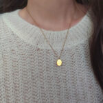 2024 New Trendy Versatile Premium Design Sense Clavicle Chain Sweater Chain You Are Adorable Lettering Glossy.pk