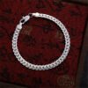 Twisted silver-plated bracelet foreign trade fashion jewelry anti-tarnish jewellery from Glossy.pk, Lahore