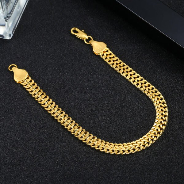 Men's Foxtail Bracelet — Gold Tone product photo 4 | Glossy.pk Pakistan