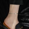 Sense of luxury, delicate shell claw diamond, starfish, titanium steel anklet, sweet ocean style, new ankle and foot chain 22 anti-tarnish jewellery from Glossy.pk, Lahore