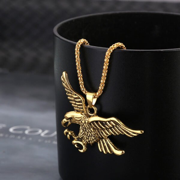 Retro Eagle Pendant Necklace product photo 2 | Glossy.pk Pakistan