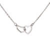 Fashion clavicle chain heart to heart double circle necklace double peach heart love pendant necklace women’s ins personality fashion jewelry women anti-tarnish jewellery from Glossy.pk, Lahore