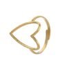 Big Heart Love Ring — Gold or Steel Colour product photo 4 | Glossy.pk Pakistan